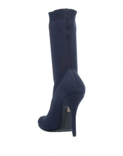 Shop Balenciaga Ankle Boots In Dark Blue