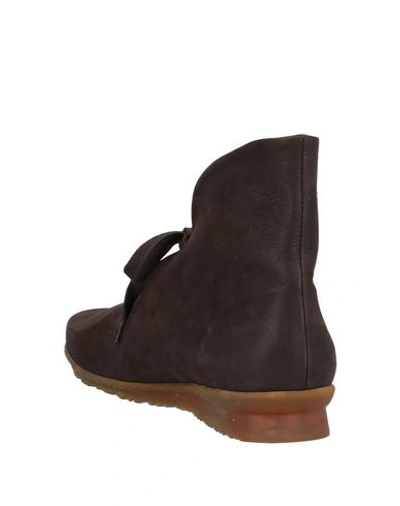 Shop Arche Ankle Boot In Dark Brown