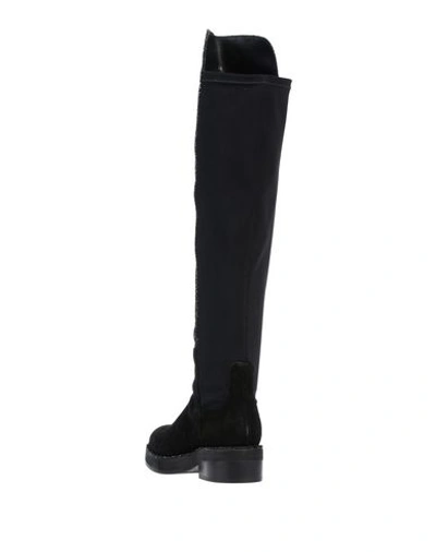 Shop Alberto Gozzi Knee Boots In Black