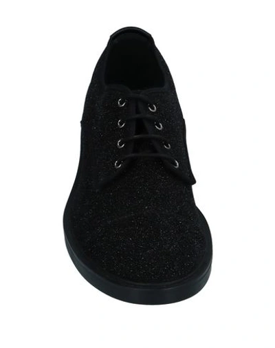Hogan Lace-up Shoes In Black