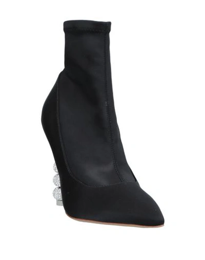 Shop Sophia Webster Ankle Boot In Black