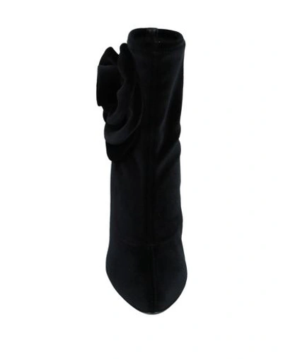 Shop Giuseppe Zanotti Woman Ankle Boots Black Size 5 Textile Fibers