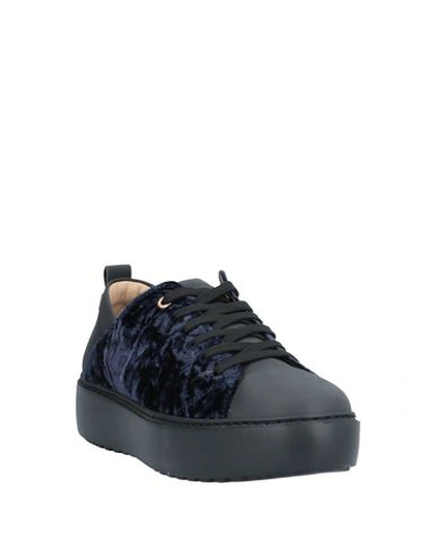 Shop Alexander Smith Sneakers In Dark Blue