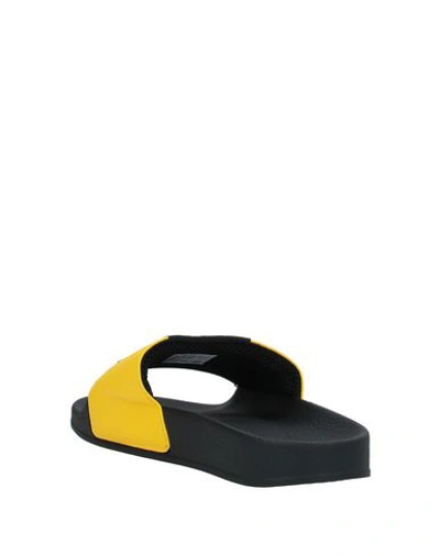 Shop Y-3 Sandals In Yellow