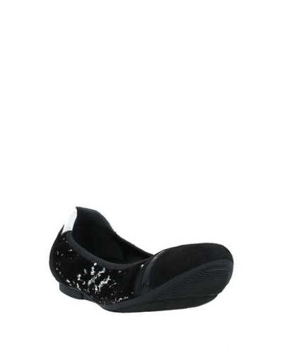 Hogan Ballet Flats In Black