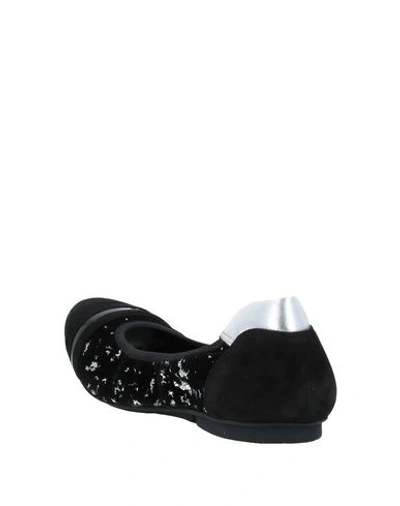 Hogan Ballet Flats In Black
