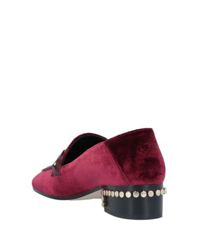 Shop Space Style Concept Loafers In Maroon