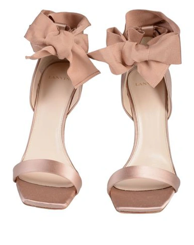 Shop Lanvin Sandals In Blush