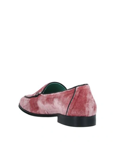 Shop Alberto Guardiani Woman Loafers Pastel Pink Size 6 Textile Fibers