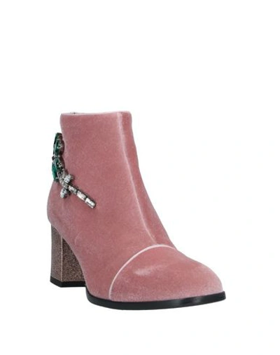 Shop Alberto Gozzi Ankle Boot In Pastel Pink