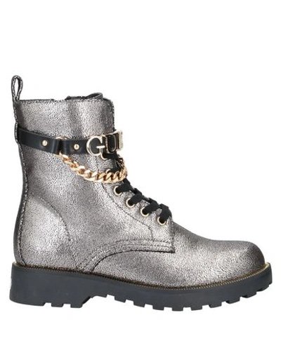 Guess Ankle Boot In Silver | ModeSens