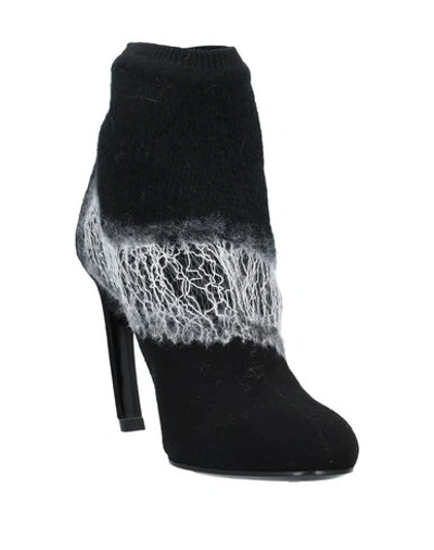 Shop Nicholas Kirkwood Woman Ankle Boots Black Size 5 Textile Fibers
