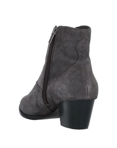 Shop Ash Woman Ankle Boots Grey Size 6 Calfskin
