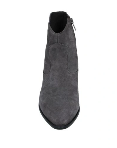 Shop Ash Woman Ankle Boots Grey Size 6 Calfskin
