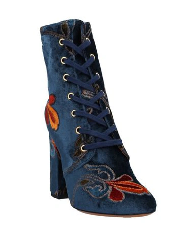 Shop Etro Ankle Boots In Deep Jade