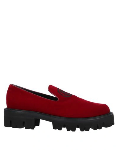 Shop Ballin Loafers In Red