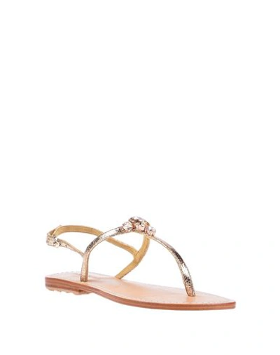 Shop Mystique Toe Strap Sandals In Pink