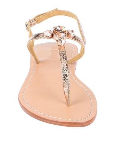 Shop Mystique Toe Strap Sandals In Pink