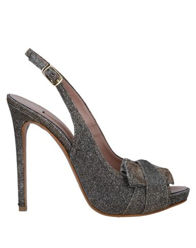 Shop Albano Sandals In Bronze