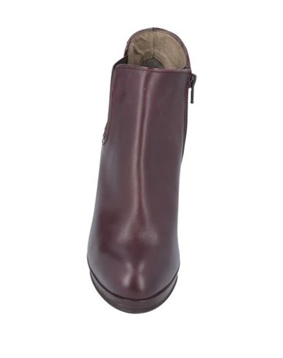 Shop Manas Ankle Boot In Deep Purple