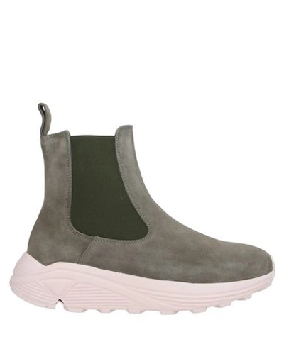 Shop Diemme Ankle Boots In Military Green