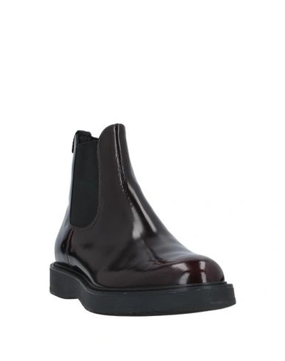 Shop Anderson Ankle Boot In Maroon