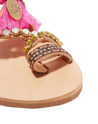 Shop Mabu By Maria Bk Toe Strap Sandals In Fuchsia