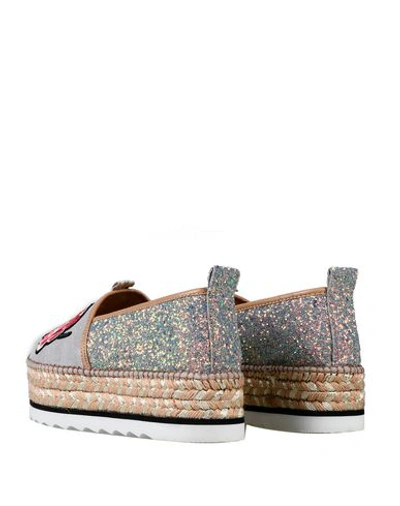 Shop Baldan Espadrilles In Light Grey