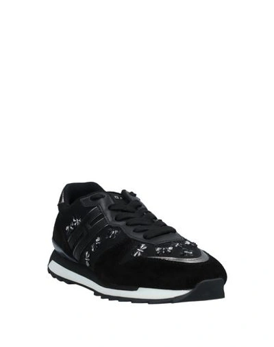 Hogan Rebel Sneakers In Black