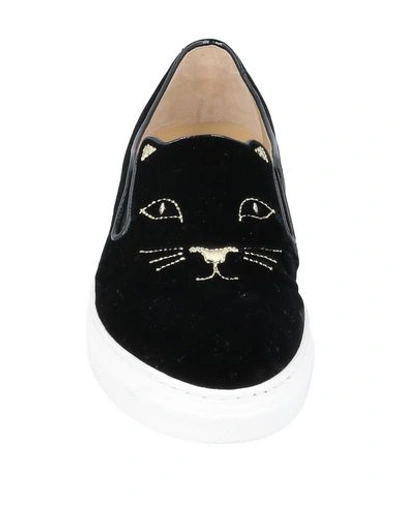 Shop Charlotte Olympia Sneakers In Black