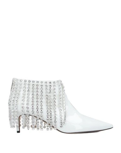 Shop Christopher Kane Ankle Boot In White