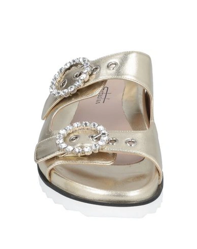 Shop Sebastian Sandals In Platinum