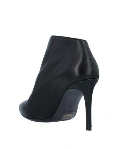 Shop Malloni Woman Ankle Boots Black Size 11 Soft Leather