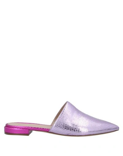 Shop Aldo Castagna Mules In Lilac