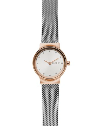 Shop Skagen Wrist Watch In Silver