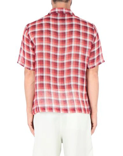 Shop Our Legacy Checked Shirt In Red