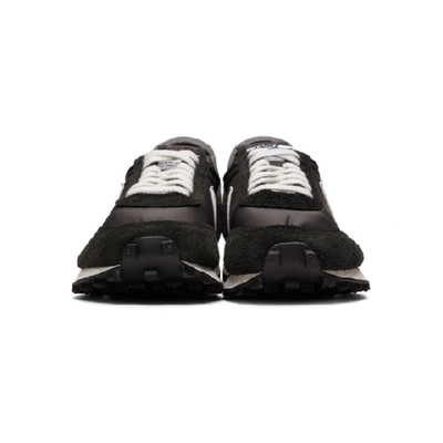 Shop Nike Black And White Undercover Edition Daybreak Sneakers In Black/white