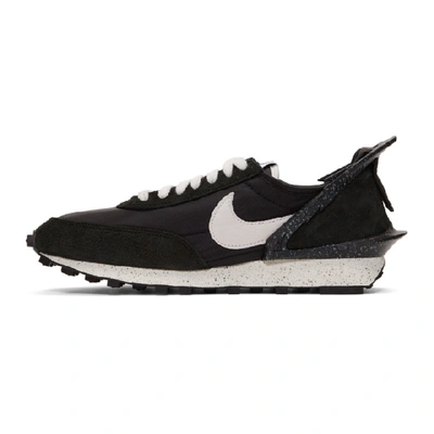 Shop Nike Black And White Undercover Edition Daybreak Sneakers In Black/white