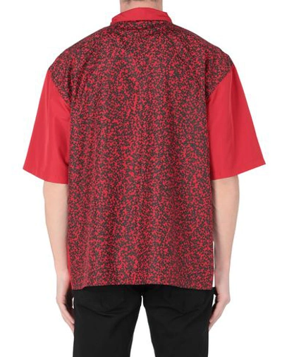 Shop M1992 Patterned Shirt In Red