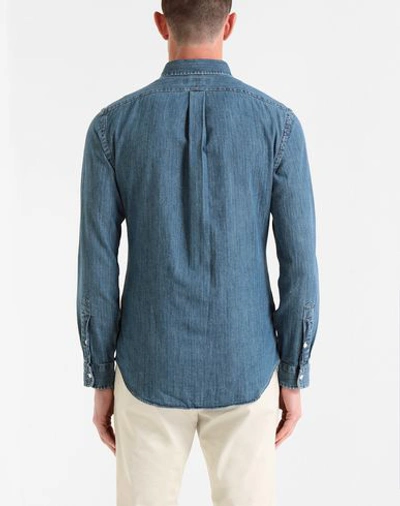 Shop Polo Ralph Lauren Denim Shirt In Blue