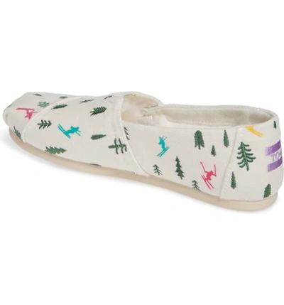 Shop Toms Classic Canvas Slip-on In Ski Print Fabric