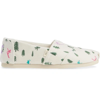 Shop Toms Classic Canvas Slip-on In Ski Print Fabric