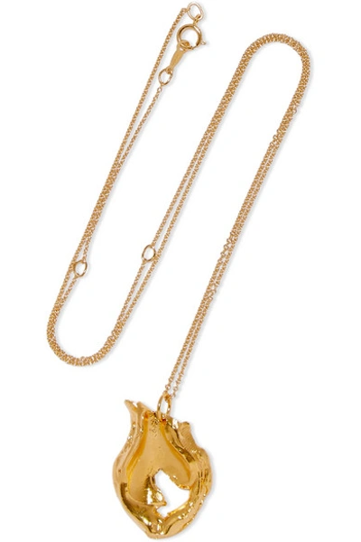 Shop Alighieri The Spellbinding Amphora Gold-plated Necklace