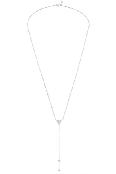 Shop Messika Théa 18-karat White Gold Diamond Necklace