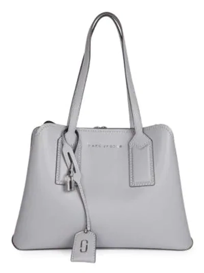 Shop Marc Jacobs The Editor 38 Leather Satchel In Rock