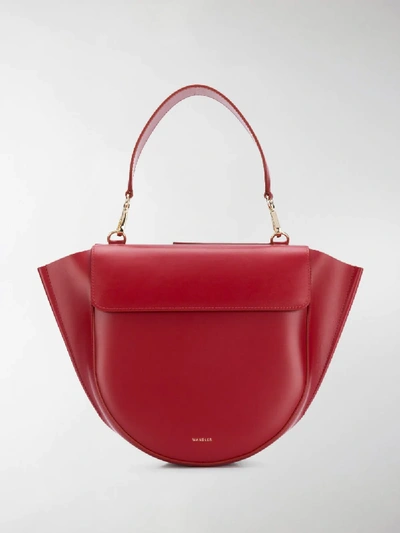 Shop Wandler Hortensia Medium Bag In Red
