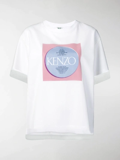 Shop Kenzo Loose Fit Logo T-shirt In White