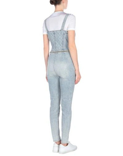 Shop Philipp Plein Overalls In Blue