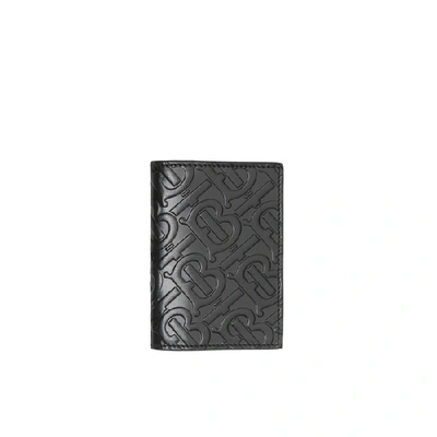 Shop Burberry Monogram Leather Bifold Card Case