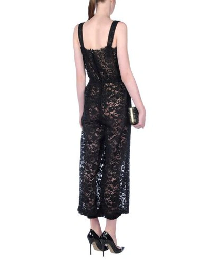Shop Dolce & Gabbana Woman Jumpsuit Black Size 2 Viscose, Polyamide, Cotton